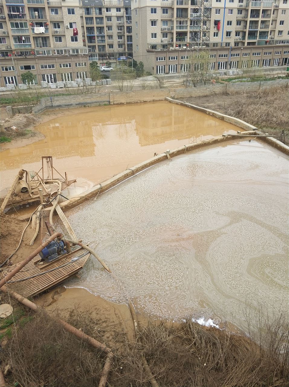 峡江沉淀池淤泥清理-厂区废水池淤泥清淤